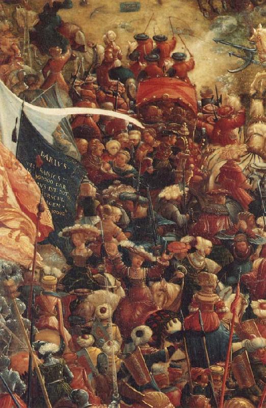 Albrecht Altdorfer Details of The Battle of Issus Norge oil painting art
